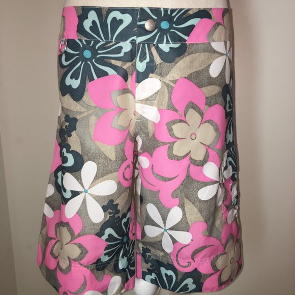 LAST CHANCE!  Nautica Blue Floral Short ONLY - Picture 1 of 10